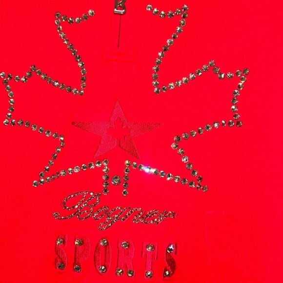 Bogner Sports German Canadian Mountain Sports red quarter zip layer jacket S - Picture 7 of 7